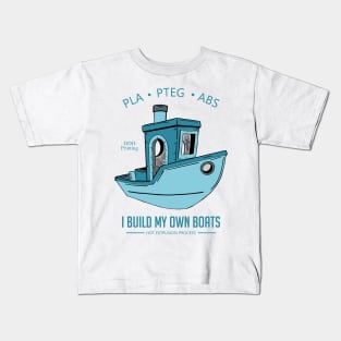 I build my own boats Kids T-Shirt